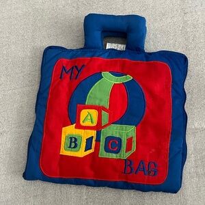 Kids First Learning Colorful ABC Bag Travel Washable Play Soft Toy